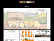Tablet Screenshot of limoneira.us